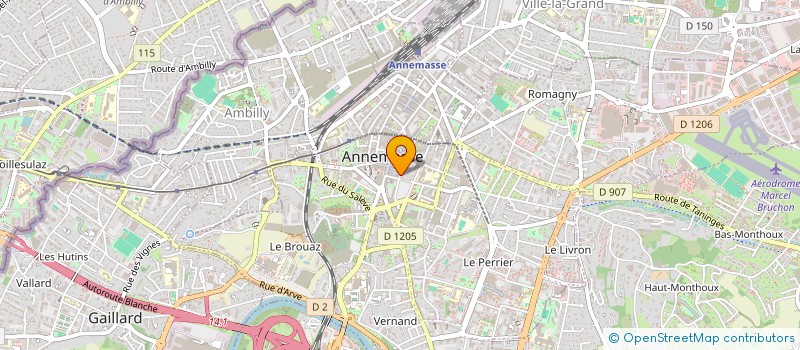localisation de l'entreprise FRANCE DEPIL INVEST à ANNEMASSE