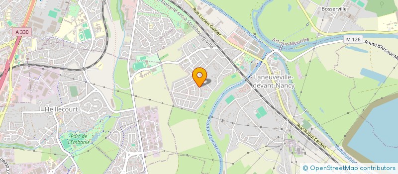 localisation de l'entreprise FRANCE DESIGN  LANEUVEVILLE-DEVANT-NANCY