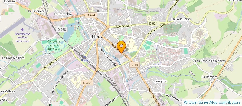 localisation de l'entreprise FRANCE DETECTEUR à FLERS
