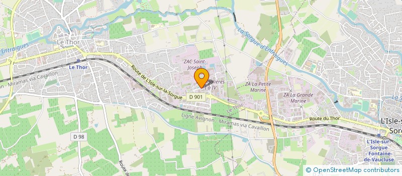 localisation de l'entreprise FRANCE DETECTION SERVICE à LE THOR