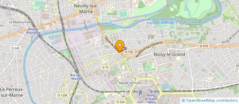 localisation de l'entreprise FRANCE DEVELOPPEMENT AUTO  NOISY-LE-GRAND