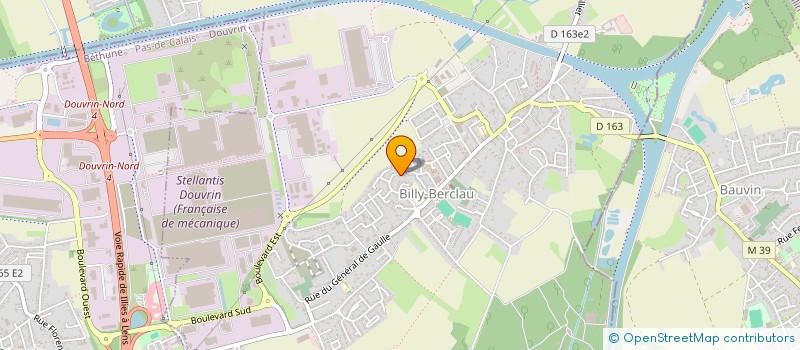 localisation de l'entreprise FRANCE DEVELOPPEMENT TOGO BENIN  BILLY-BERCLAU