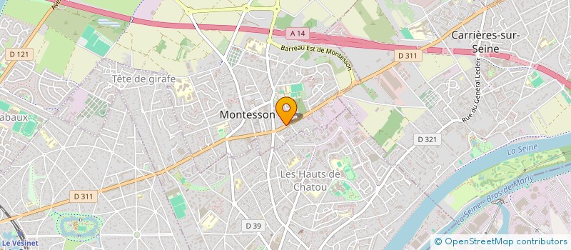 localisation de l'entreprise FRANCE DEVIS à MONTESSON
