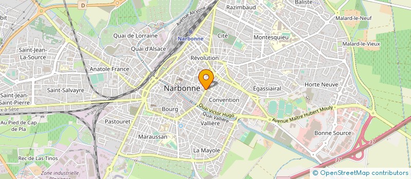 localisation de l'entreprise FRANCE DIAGNOSTICS à NARBONNE