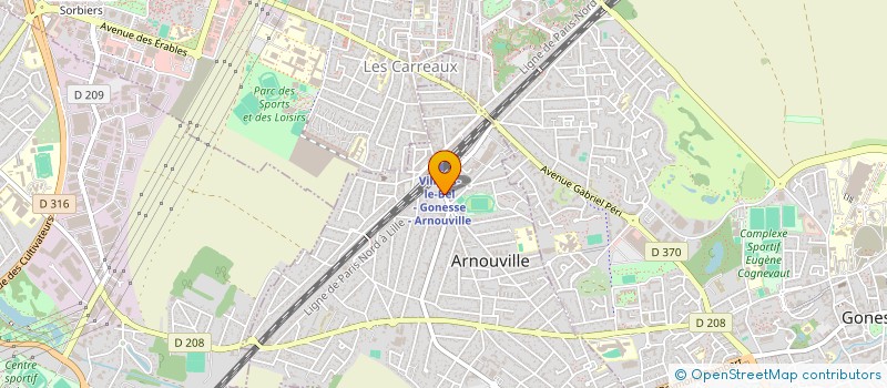 localisation de l'entreprise FRANCE DIAGNOSTICS  ARNOUVILLE