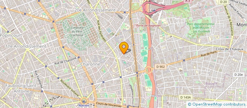 localisation de l'entreprise FRANCE DIFFUSION  PARIS