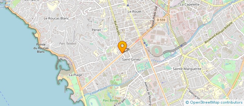 localisation de l'entreprise FRANCE DIFFUSION PARFUMS à MARSEILLE