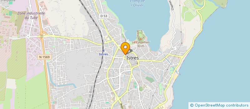 localisation de l'entreprise FRANCE DIFFUSION TMC  ISTRES