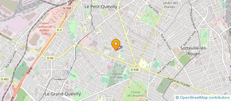 localisation de l'entreprise FRANCE DIRECT HABITAT ENERGIE (FDHE) à LE PETIT-QUEVILLY