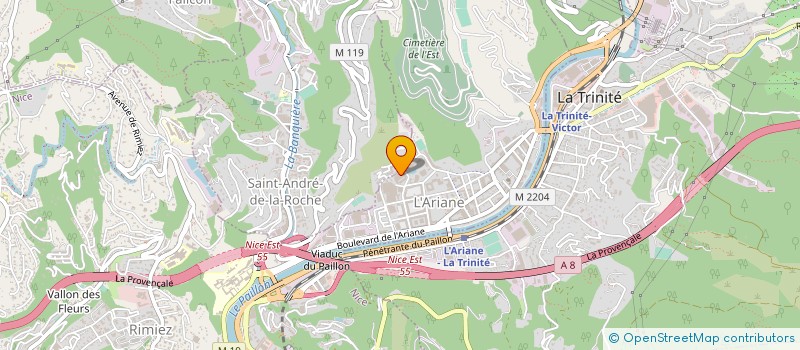 localisation de l'entreprise FRANCE DISCOUNTS à NICE