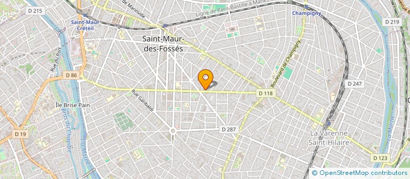 localisation de l'entreprise FRANCE DISTRIB INDUST COMMERCIAL FDIC  SAINT-MAUR-DES-FOSSES