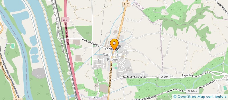 localisation de l'entreprise FRANCE DISTRIBUTEURS à SAULCE-SUR-RHONE