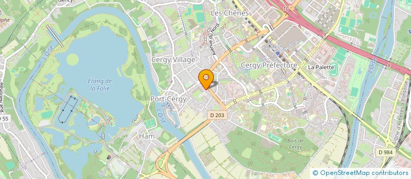 localisation de l'entreprise FRANCE DISTRIBUTION à PONTOISE