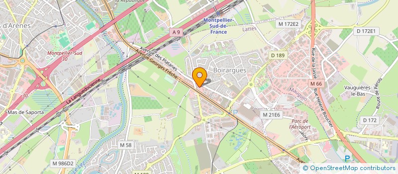 localisation de l'entreprise FRANCE DISTRIBUTION à LATTES