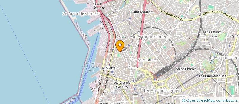 localisation de l'entreprise FRANCE DISTRIBUTION à MARSEILLE