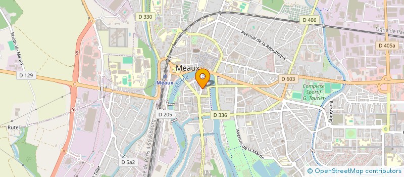 localisation de l'entreprise FRANCE DISTRIBUTION DU BATIMENT à MEAUX