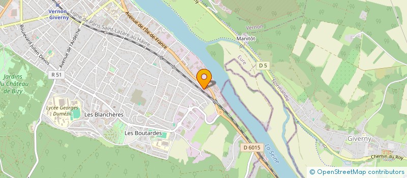 localisation de l'entreprise FRANCE DISTRIBUTION IMAGE à VERNON