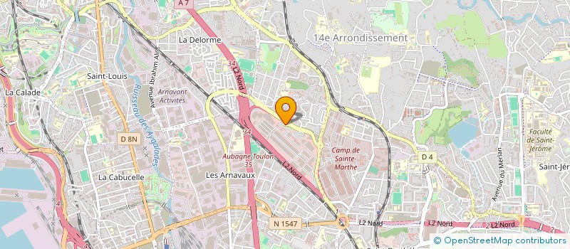 localisation de l'entreprise FRANCE DISTRIBUTION IMPORT - EXPORT à MARSEILLE 14EME