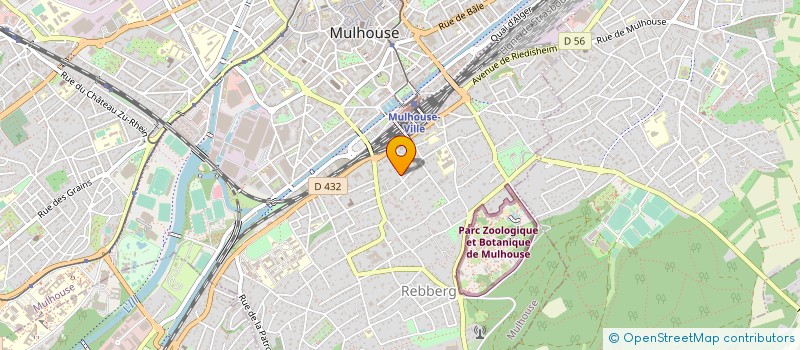 localisation de l'entreprise FRANCE DISTRIBUTION MEUBLES à MULHOUSE