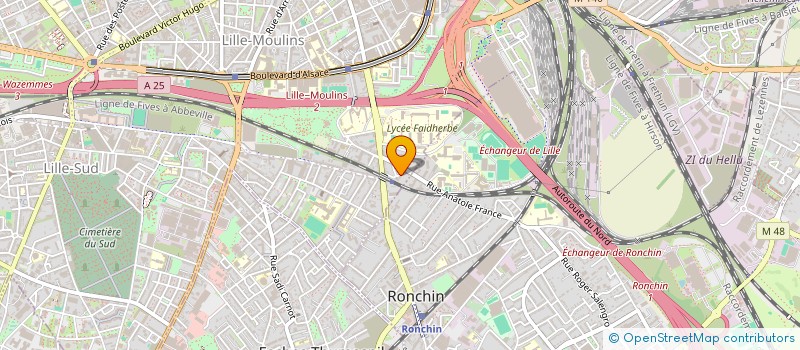 localisation de l'entreprise FRANCE DJO à LILLE
