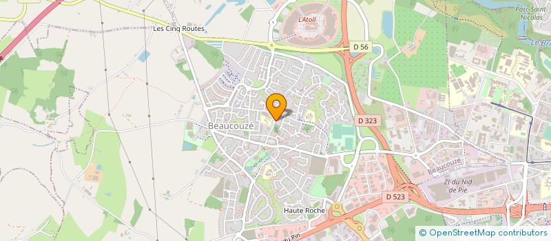 localisation de l'entreprise FRANCE DOUET à BEAUCOUZE