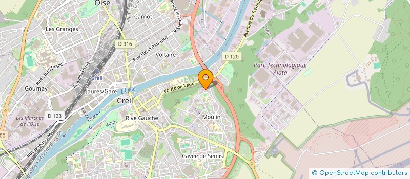 localisation de l'entreprise FRANCE ECO à CREIL