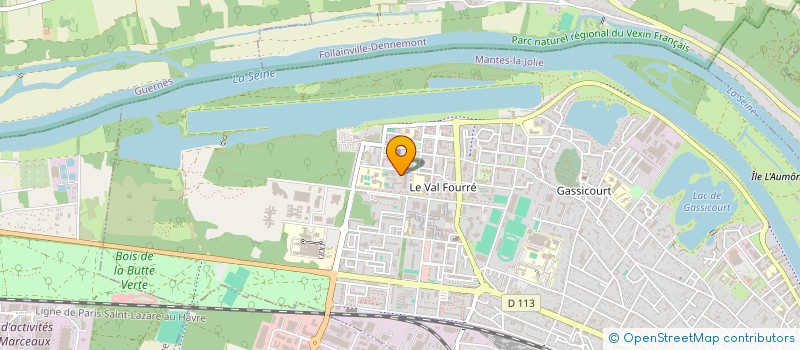 localisation de l'entreprise FRANCE ECO BATI  NANTERRE