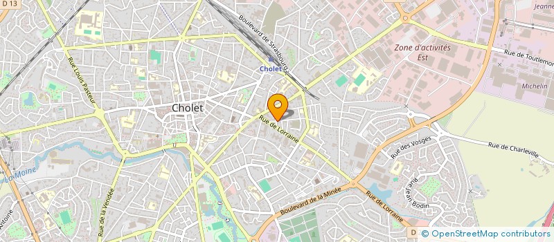 localisation de l'entreprise FRANCE ECO HABITAT à CHOLET