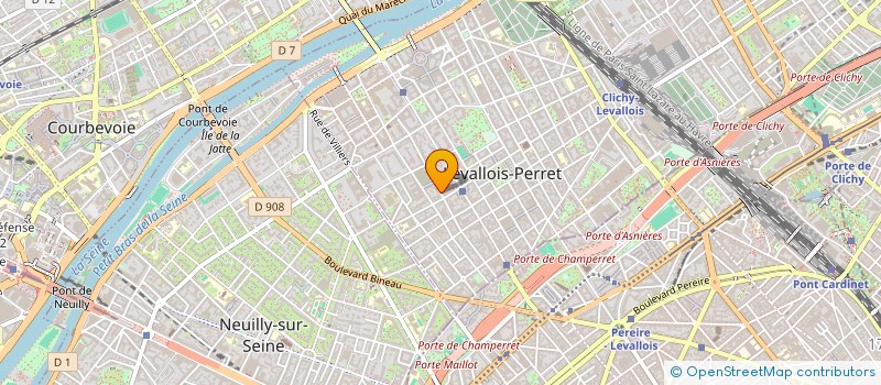 localisation de l'entreprise FRANCE ECO ISOLATION à LEVALLOIS-PERRET
