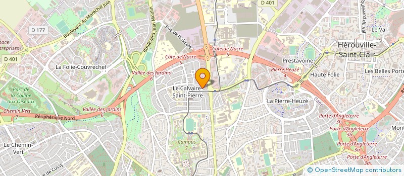 localisation de l'entreprise FRANCE ECO RENOV à CAEN
