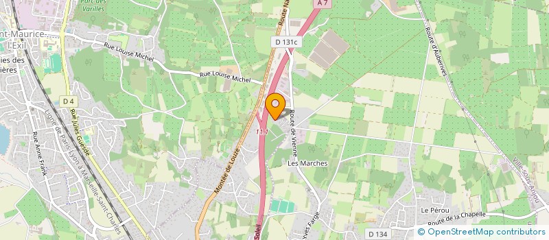 localisation de l'entreprise FRANCE ECOPOWER  LE PEAGE-DE-ROUSSILLON