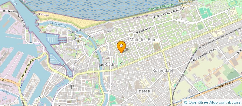 localisation de l'entreprise FRANCE EDL COTE D'OPALE à DUNKERQUE