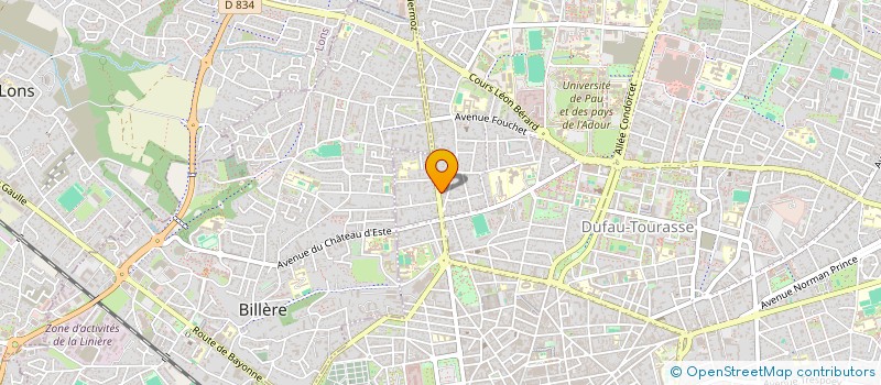 localisation de l'entreprise FRANCE EDUCATION ROUTIERE à PAU
