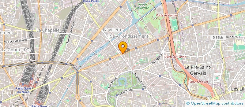 localisation de l'entreprise FRANCE EGIO ELECTRICITE HAUTE TENSION SARL  PARIS