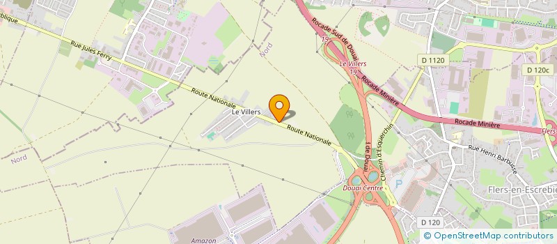 localisation de l'entreprise FRANCE ELEC 59  FLERS-EN-ESCREBIEUX