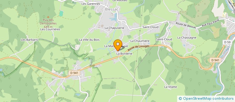 localisation de l'entreprise FRANCE ELECTROMODEL'S à BLESSAC