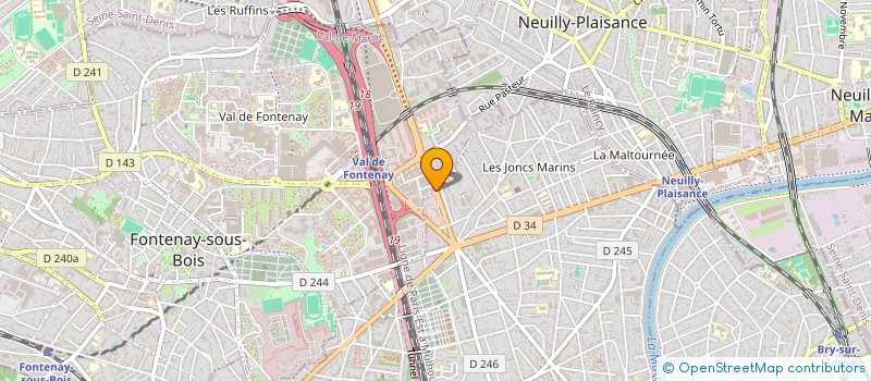 localisation de l'entreprise FRANCE ELITE SERVICE à FONTENAY-SOUS-BOIS