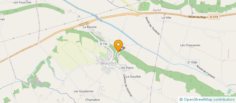 localisation de l'entreprise FRANCE EMBALLAGE MATERIEL AROMES ET CONSEIL à BEAUFORT