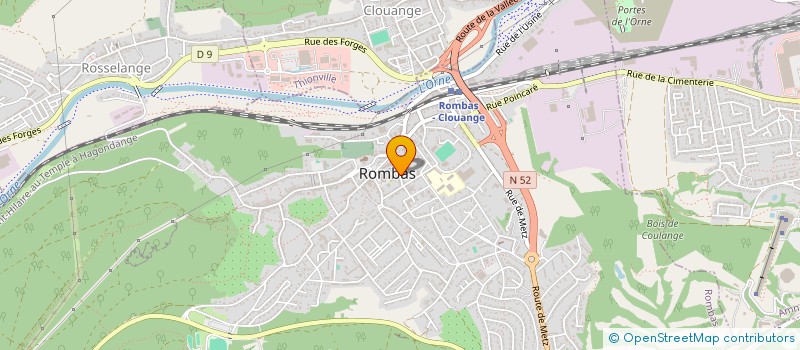 localisation de l'entreprise FRANCE EMPLACEMENT CONSILIUM à ROMBAS