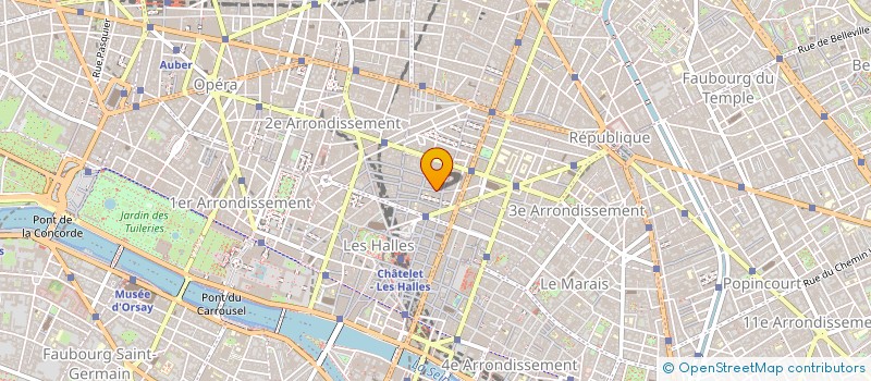 localisation de l'entreprise FRANCE EN LIGNE à PARIS