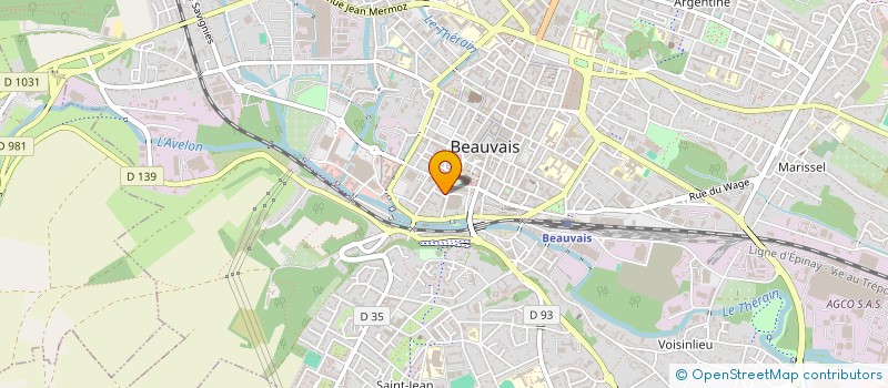 localisation de l'entreprise FRANCE ENCHERES  BEAUVAIS