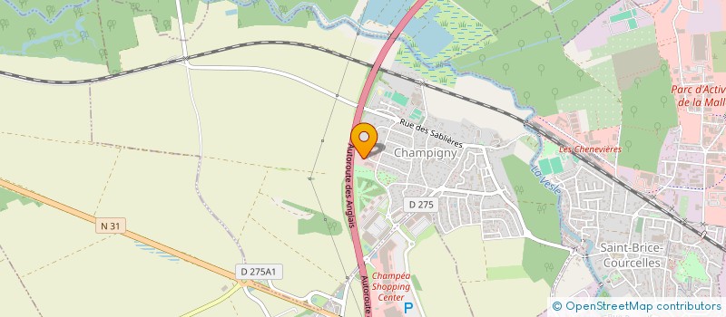 localisation de l'entreprise FRANCE ENERGIE  CHAMPIGNY