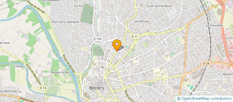 localisation de l'entreprise FRANCE ENERGIES NOUVELLES  BEZIERS