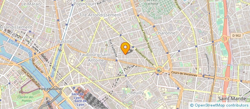 localisation de l'entreprise FRANCE ENGINIERIE INTERNATIONALE SA  PARIS