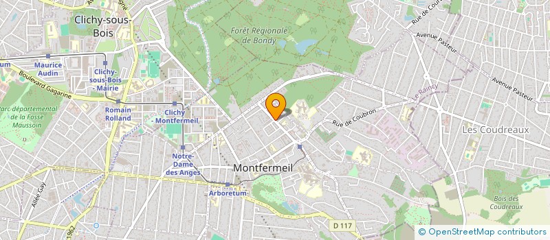 localisation de l'entreprise FRANCE ENR  MONTFERMEIL