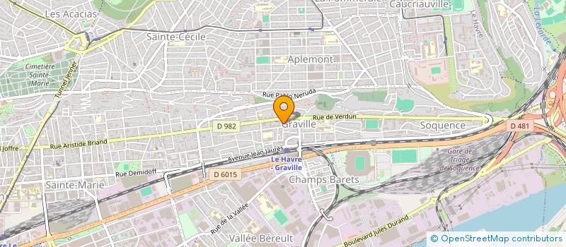 localisation de l'entreprise FRANCE ENSEIGNEMENT FORMATION à LE HAVRE