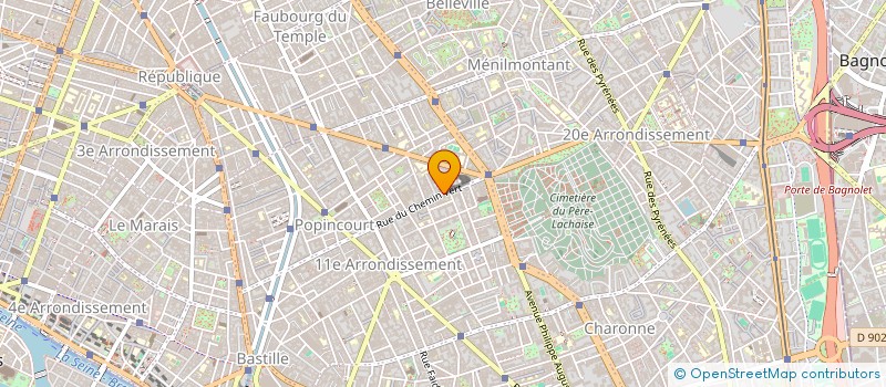 localisation de l'entreprise FRANCE ENSEIGNES à PARIS