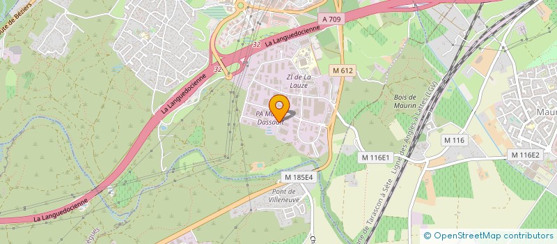 localisation de l'entreprise FRANCE ENSEIGNES ET SIGNALISATIONS à SAINT-JEAN-DE-VEDAS