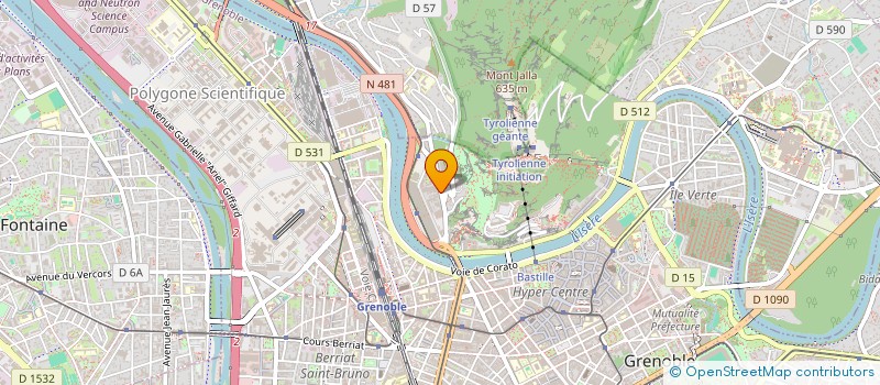 localisation de l'entreprise FRANCE ENTREPRENDRE à GRENOBLE