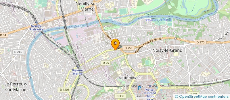 localisation de l'entreprise FRANCE ENTRETIEN AUTOMOBILE à NOISY-LE-GRAND